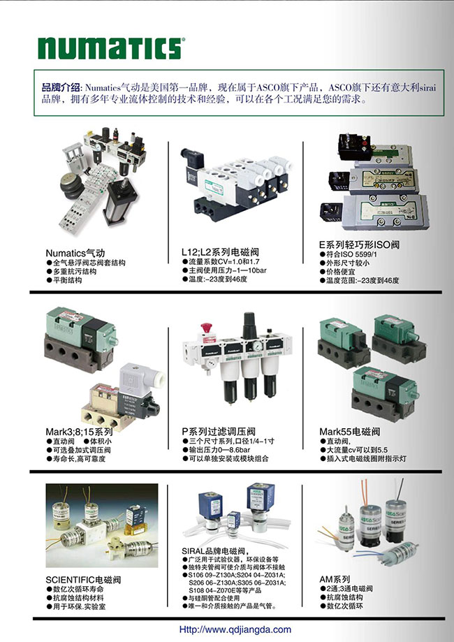 NUMATICS電磁閥
